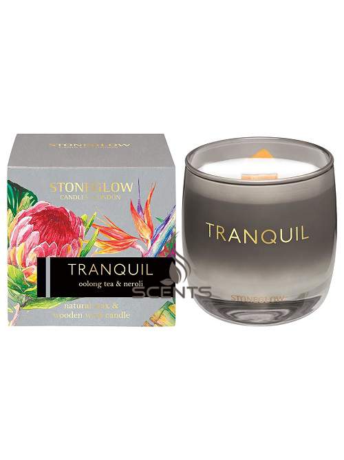 Свічка ароматична Stoneglow Чай Улун і Неролі (Oolong Tea & Neroli), Tranquil